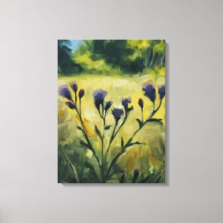 Natuur Palet schilderij Canvas Afdruk