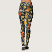Natuur papegaai Leggings (Achterkant)
