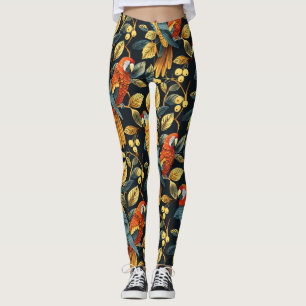 Natuur papegaai Leggings