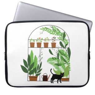 Natuur patroon, kas, tuinieren. Omheining, debiet Laptop Sleeve