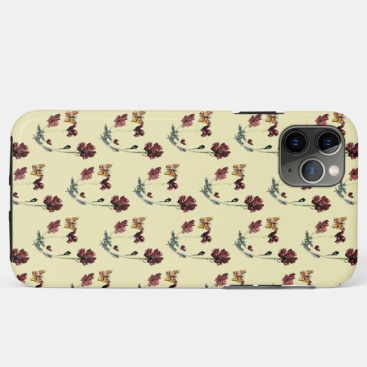 Natuur patroonvlinder maakt aangepaste kleuren Case-Mate iPhone case (Achterkant (horizontaal))