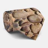 Natuur Pebble Stones Foto Stropdas (Opgerold)