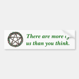 Natuur Pentacle Bumpersticker