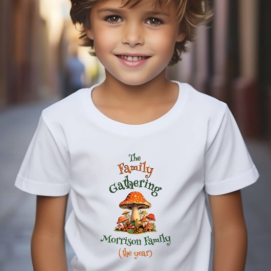 Natuur Persoonlijk Jongen Meisje Retro Familie Reü Kinder Shirts
