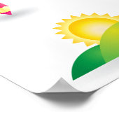 Natuur pictogrammen poster (Hoek)