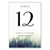 Natuur Pijn Bos Bodenbindnummer Kaart (Achterkant)