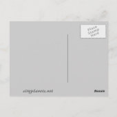 natuur planeet briefkaart (Achterkant)