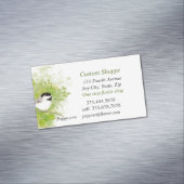 Natuur Plant Tuinvogel Magnetisch Visitekaartje (Voorbeeld)