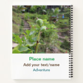 Natuur planten Fotografie Strand Water Reisnaam Notitieboek (Achterkant)