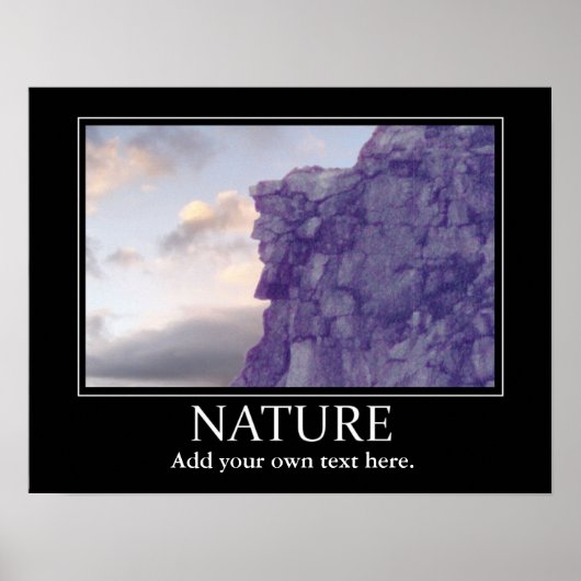 Natuur poster inspiratie / motivatie (Voorkant)