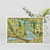 Natuur Preserve Briefkaart (Staand voorkant)