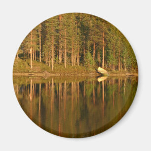 Natuur reflecteert aangepaste magneet