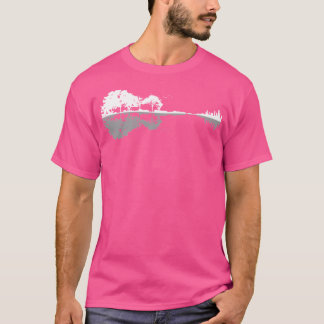 Natuur Reflectie Guitar Shirt Band Musician Gift