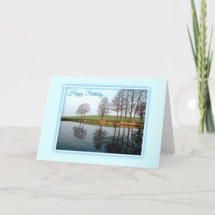 Natuur Reflecties Birthday Kaart