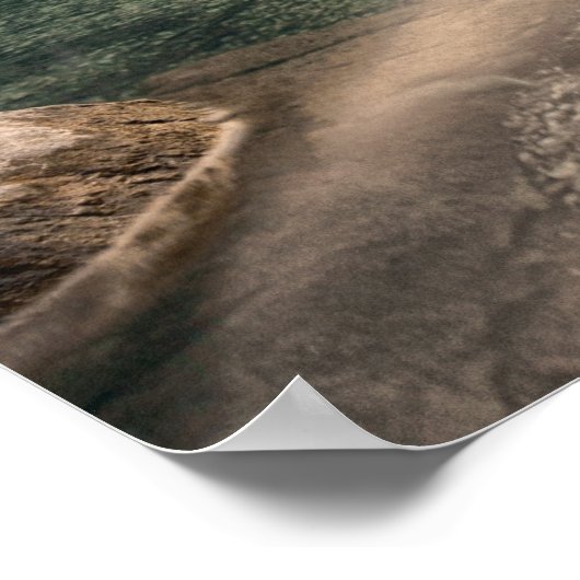 Natuur reizen - Landschap in het gebergte Poster (Hoek)