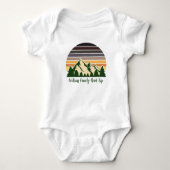 Natuur Road Trip Groen Bos Schattige Custom Romper (Voorkant)