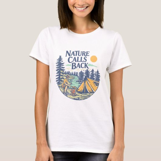 Natuur Roept Terug T-shirt (Voorkant)