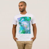 Natuur – Romantische Abstracte elegantie T-shirt (Voorkant volledig)
