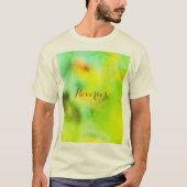 Natuur – Romantische Abstracte elegantie T-shirt (Voorkant)