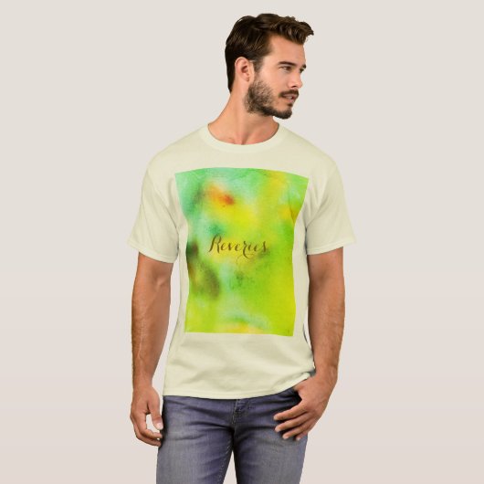 Natuur – Romantische Abstracte elegantie T-shirt (Voorkant volledig)