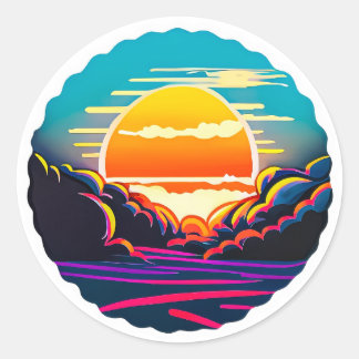 Natuur Ronde Sticker