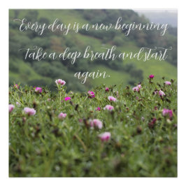 Natuur’s inspiratie Motivatie gewoonte Perfect Poster