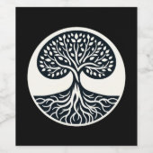 Natuur’s onderlinge verbondenheid Sticker – Levens (Enkel label)