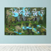 Natuur Scene Canvas afdrukken (Insitu (Houten vloer))