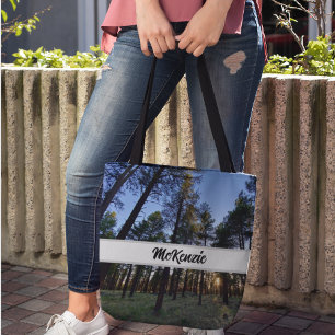 Natuur Scene Sunset Kaibab Forest Personalize Draagtas