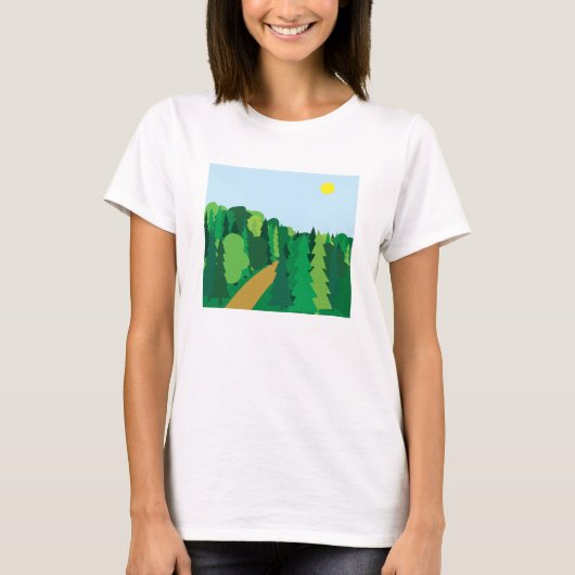 Natuur Scene T-shirt (Voorkant)
