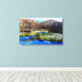 Natuur scènedoek canvas afdruk (Insitu (Houten vloer))