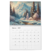 Natuur schilderen kalender (Feb 2027)