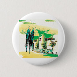 Natuur Schilderpremie Ronde Button 5,7 Cm