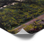 Natuur Serene Marsh and Tree Photo Effect Poster (Hoek)