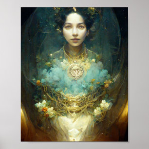 Natuur Spirit Fantasy Art Poster