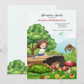 Natuur Studie van Birthday Party Kaart (Voorkant / Achterkant)