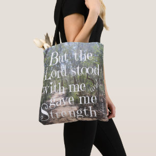 Natuur Tas met Verse van Timothy 4:17