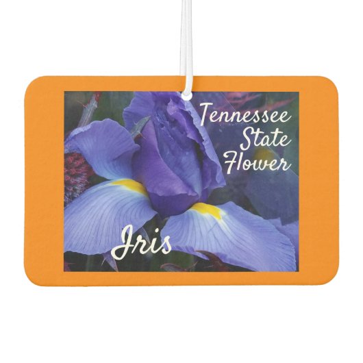Natuur Tennessee State Flower Iris Luchtverfrisser (Voorkant)