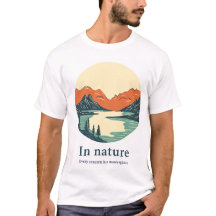 Natuur thema t shirt