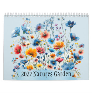Natuur Tuin 2027 Muurkalender 12 Maanden Kalender