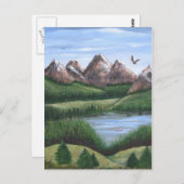 Natuur Valley Briefkaart (Voorkant / Achterkant)