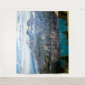 Natuur van bergen en Uitzichten in de oceaan Wandkleed (Voorkant)