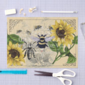 Natuur van  brouwen, zonnebloempitpapier tissuepapier (Craft)