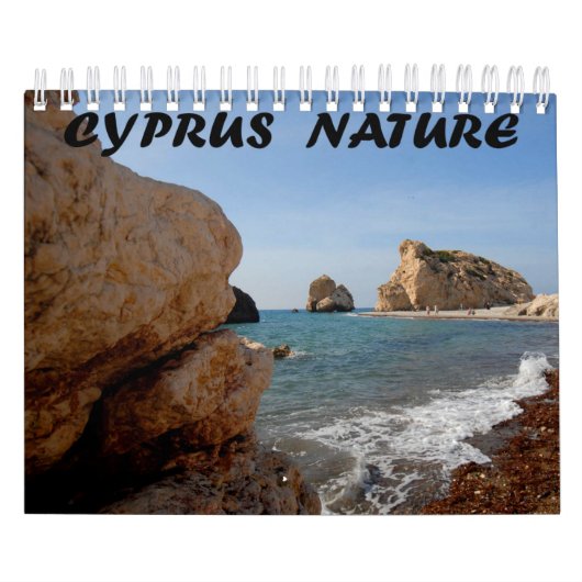 Natuur van cyprus-kalender kalender (Hoes)