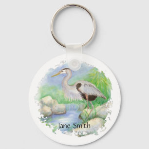Natuur van de grote blauwe hond sleutelhanger