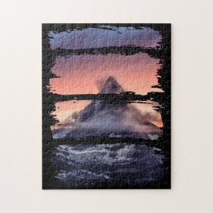  Natuur van de schilderachtig Berg Sky Sceneratie  Legpuzzel