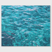 Natuur van de textuur van het zee van de waterocea cadeaupapier (Vlak)