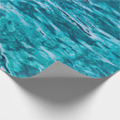 Natuur van de textuur van het zee van de waterocea cadeaupapier (Hoek)