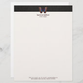 Natuur van de vlindervleugel custom briefhoofd (Voorkant / Achterkant)