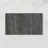 Natuur van het Barn Board Fotografie Visitekaartje (Achterkant)